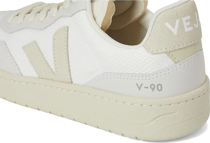 VEJA V-90 Women's Shoes White Pierre : EU 35 (US Women's 4) M, Leather - Image 7