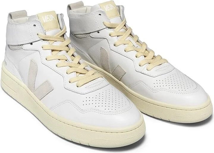 VEJA V-95 Men's Lace-up Boots Extra White/Natural : EU 45 (US Men's 11.5) M, Leather/Rubber
