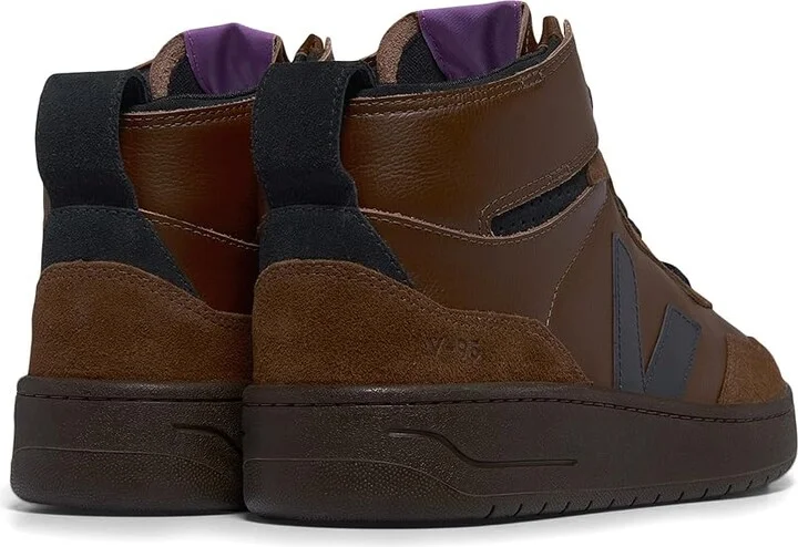 VEJA V-95 Men's Lace-up Boots Walnut/Black : EU 39 (US Men's 6) M, Leather/Rubber - Image 2