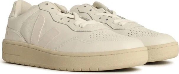 Veja 'V11' White Leather Sneakers - Image 2