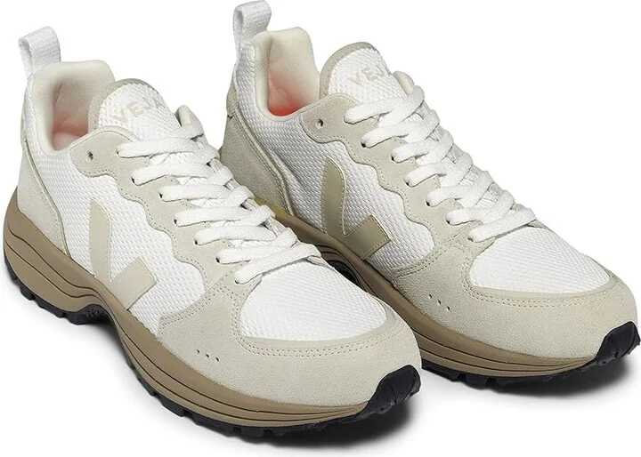 VEJA Venturi II Women's Shoes White/Pierre/Dune : EU 41 (US Women's 10) M, Leather/Textile