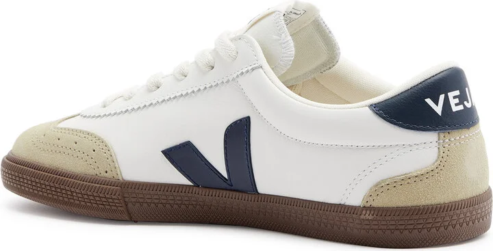 Veja Volley Bastille Panelled Leather Sneakers - Image 2