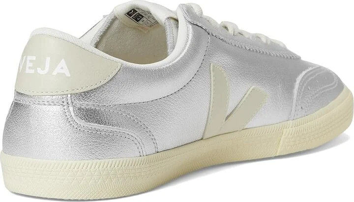 VEJA Volley Men's Shoes Silver Pierre : EU 46 (US Men's 12) M, Leather/Rubber - Image 4