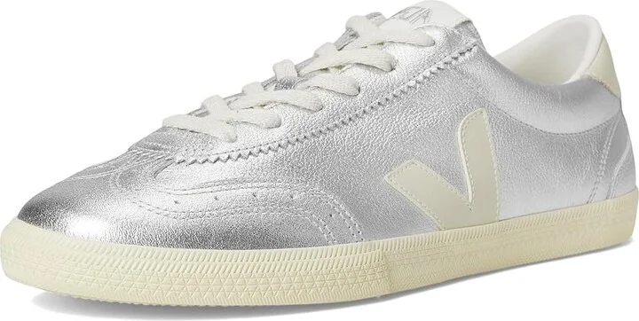 VEJA Volley Men's Shoes Silver Pierre : EU 46 (US Men's 12) M, Leather/Rubber - Image 5