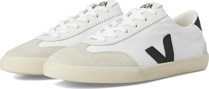 VEJA Volley Men's Shoes White/Black : EU 40 (US Men's 7) M, Leather/Rubber