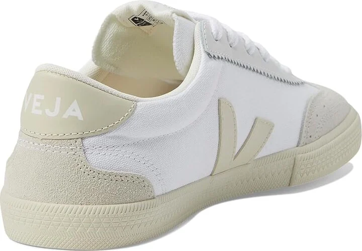 VEJA Volley Men's Shoes White/Pierre : EU 41 (US Men's 8) M, Leather/Rubber - Image 4