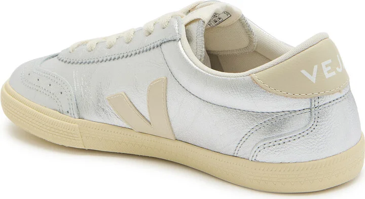 Veja Volley Metallic Leather Sneakers - Image 2