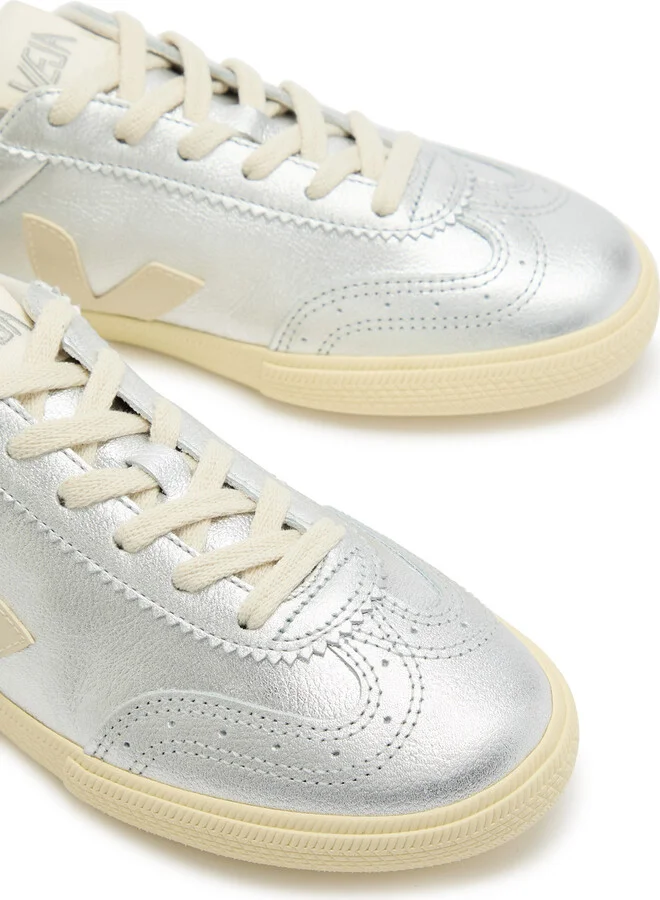 Veja Volley Metallic Leather Sneakers - Image 3
