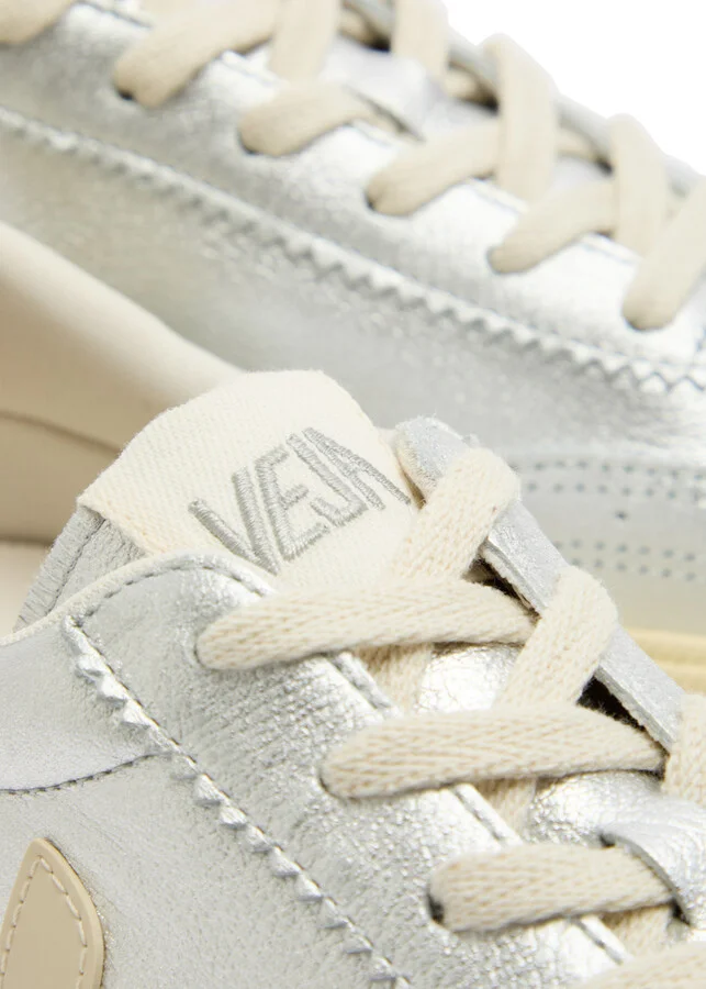 Veja Volley Metallic Leather Sneakers - Image 4