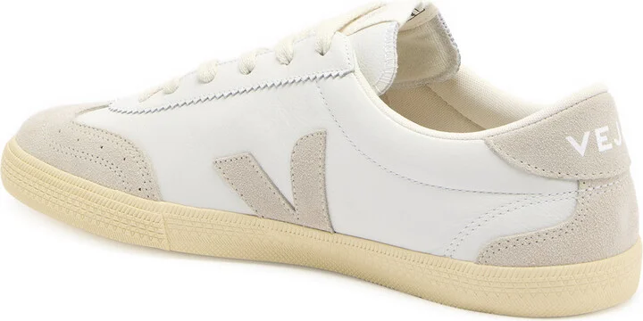 Veja Volley Panelled Leather Sneakers - Image 2
