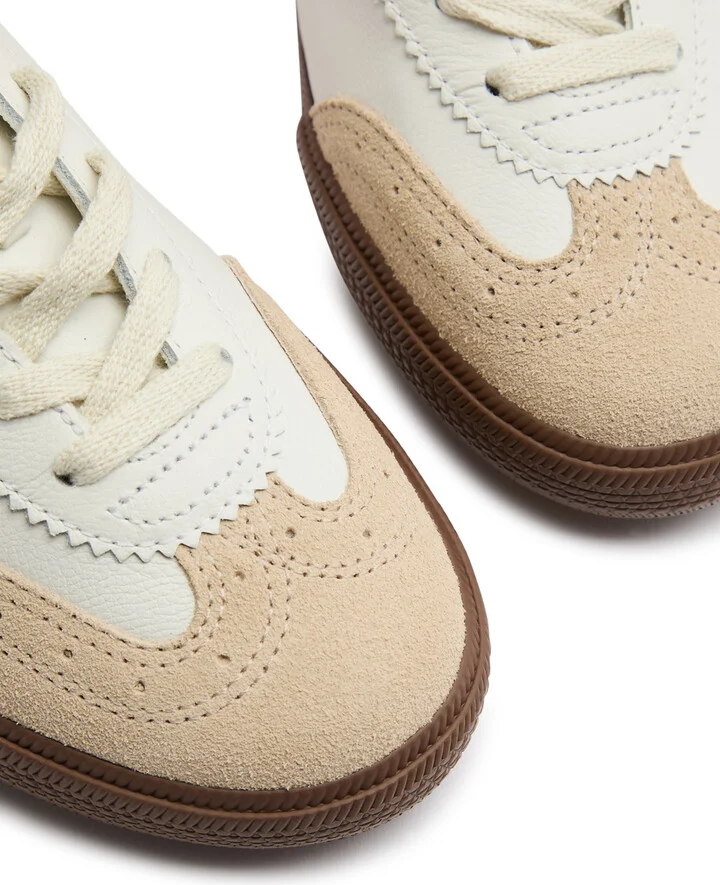 Veja Volley Panelled Leather Sneakers - Image 3