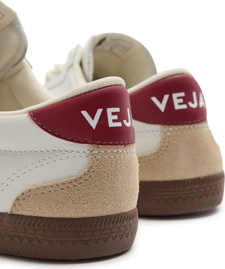 Veja Volley Panelled Leather Sneakers - Image 4