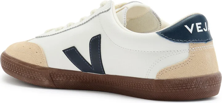 Veja Volley Panelled Leather Sneakers - Image 2
