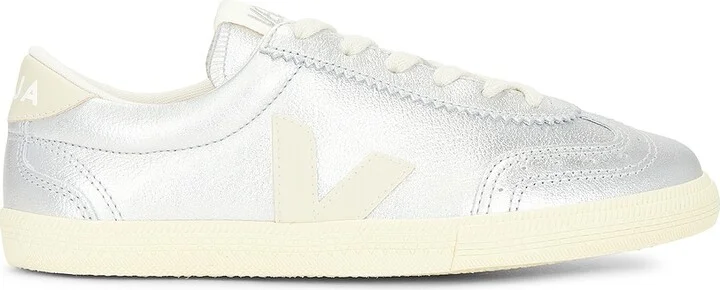 Veja Volley Sneaker in Metallic Silver
