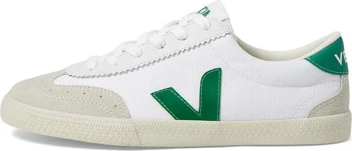 VEJA Volley Women's Shoes White/Emeraude : EU 38 (US Women's 7) M, Leather/Suede/Textile - Image 6