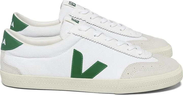 VEJA Volley Women's Shoes White/Emeraude : EU 38 (US Women's 7) M, Leather/Suede/Textile - Image 7