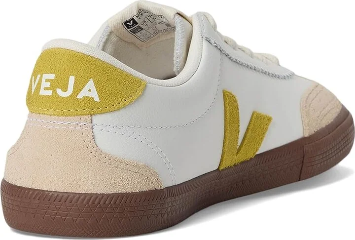 VEJA Volley Women's Shoes White Liquor Bark : EU 40 (US Women's 9) M, Leather/Suede/Textile - Image 4