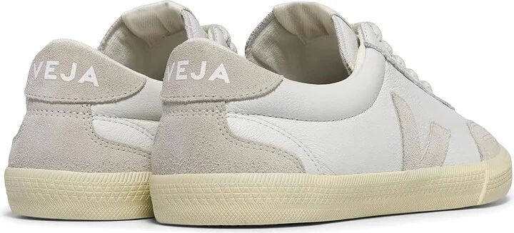 VEJA Volley Women's Shoes White/Natural : EU 35 (US Women's 4) M, Leather/Suede/Textile - Image 2