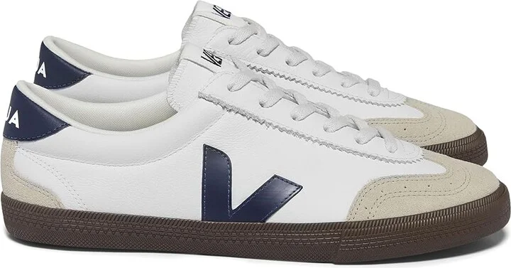 VEJA Volley Women's Shoes White/Nautico/Bark : EU 38 (US Women's 7) M, Leather/Suede/Textile - Image 3