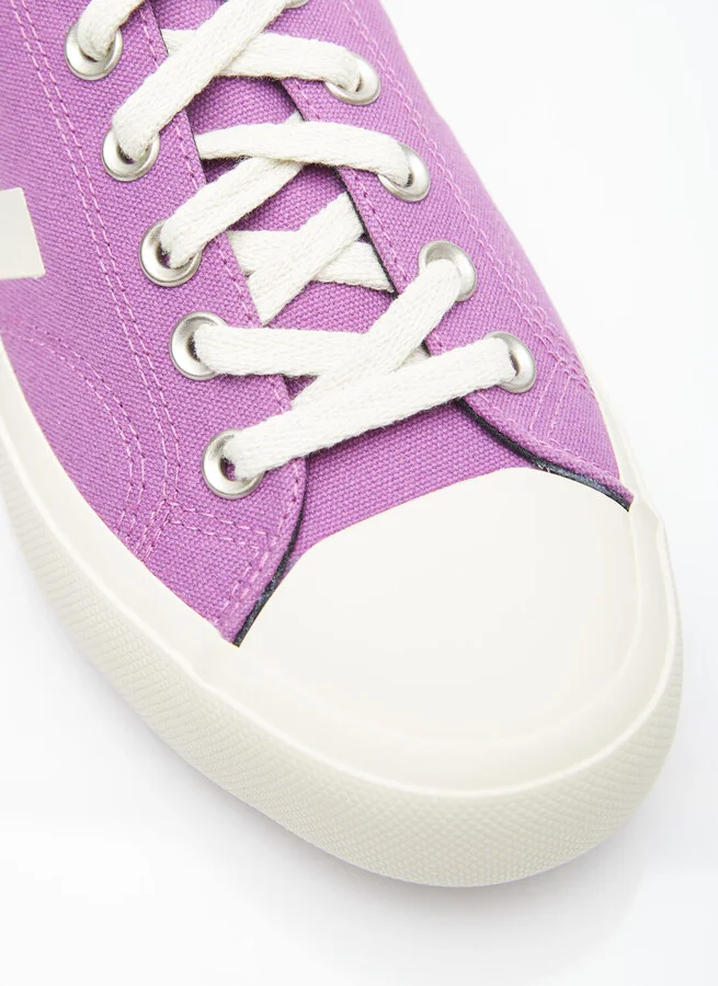 Veja Wata Ii Low Canvas Sneakers - Woman Sneakers Purple Eu - 38 - Image 2