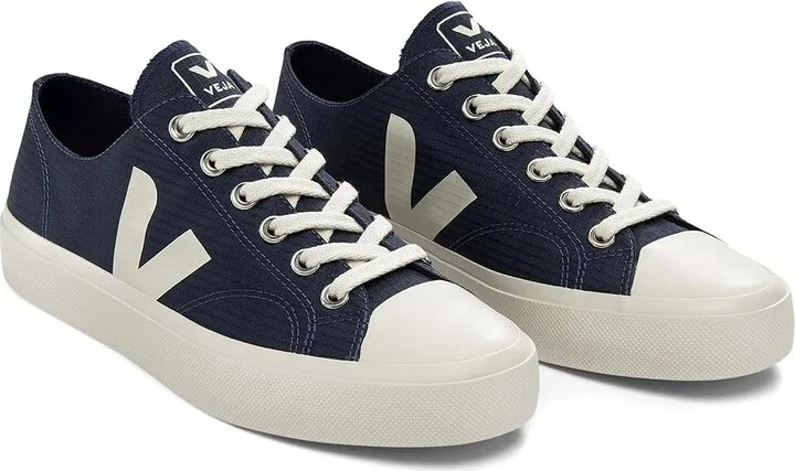 VEJA Wata II Low Women's Shoes Nautico/Pierre : EU 42 (US Women's 11) M, Canvas