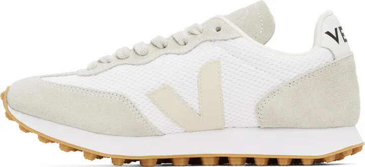 VEJA White & Beige Rio Branco Sneakers - Image 3