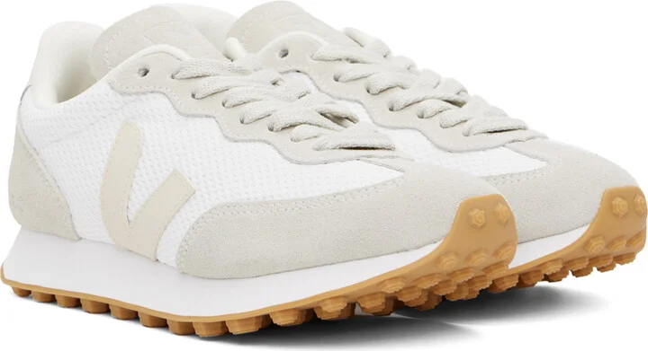 VEJA White & Beige Rio Branco Sneakers - Image 4