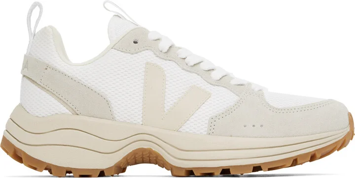 VEJA White & Beige Venturi Sneakers