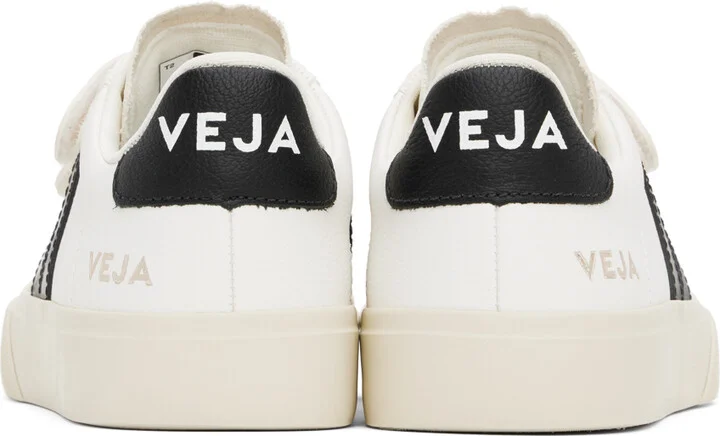 VEJA White & Black Recife ChromeFree Leather Sneakers - Image 2