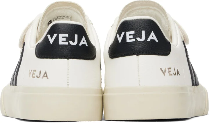 VEJA White & Black Recife Leather Sneakers - Image 2