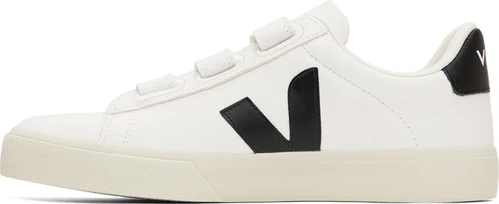 VEJA White & Black Recife Logo Chromefree Sneakers - Image 3