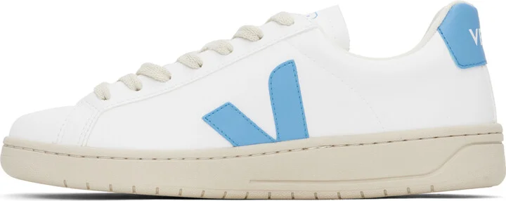 VEJA White & Blue Urca CWL Sneakers - Image 3