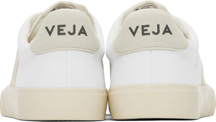 VEJA White Campo Canvas Sneakers - Image 2