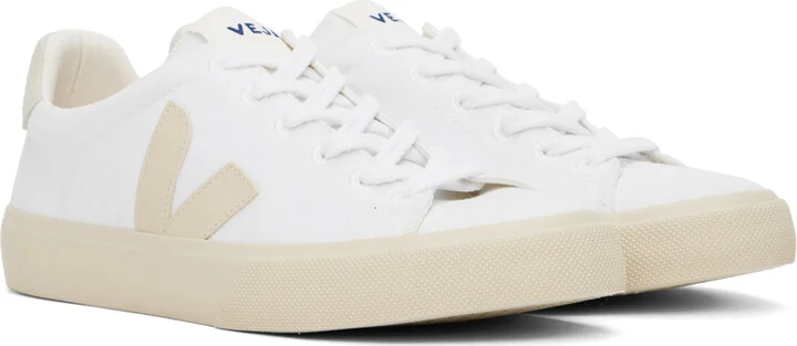 VEJA White Campo Canvas Sneakers - Image 4