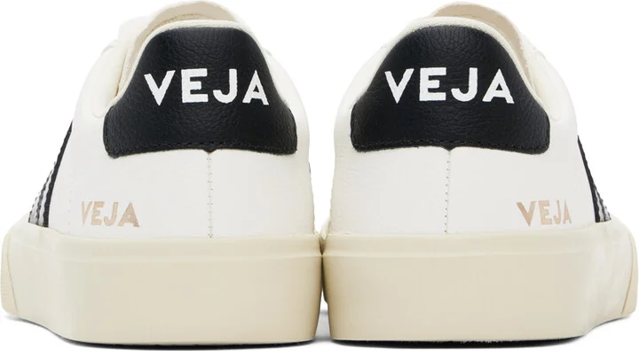 VEJA White Campo ChromeFree Leather Sneakers - Image 2