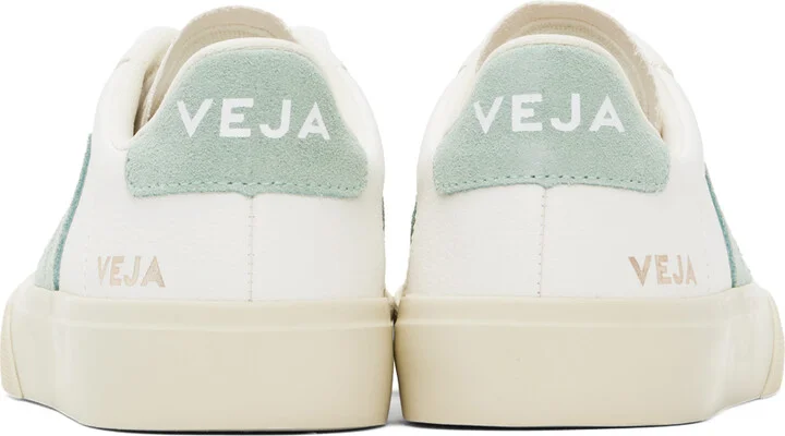 VEJA White Campo ChromeFree Leather Sneakers - Image 2