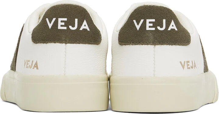 VEJA White Campo ChromeFree Leather Sneakers - Image 2