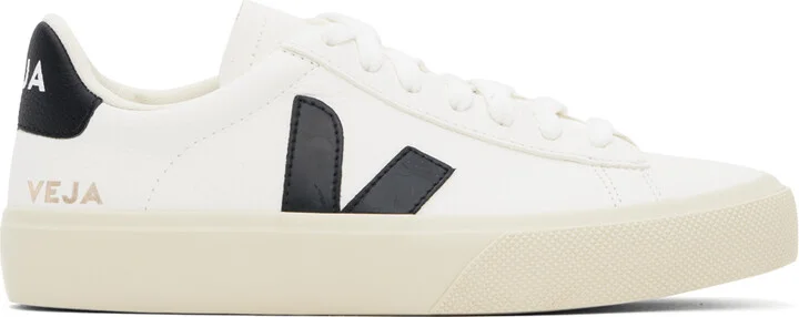 VEJA White Campo ChromeFree Leather Sneakers