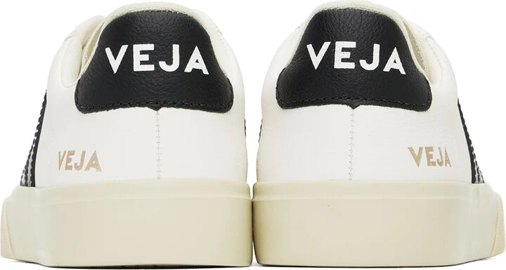 VEJA White Campo Leather Sneakers - Image 2