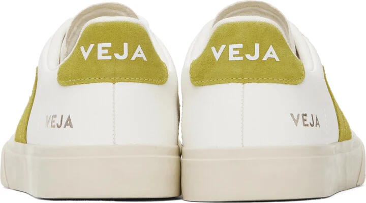 VEJA White Campo Leather Sneakers - Image 2