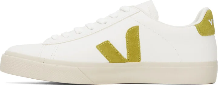 VEJA White Campo Leather Sneakers - Image 3