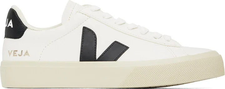 VEJA White Campo Leather Sneakers