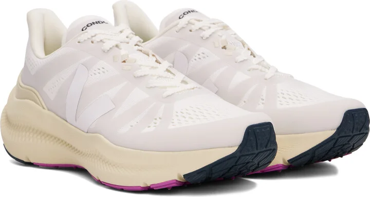 VEJA White Condor 3 Engineered Mesh Sneakers - Image 4