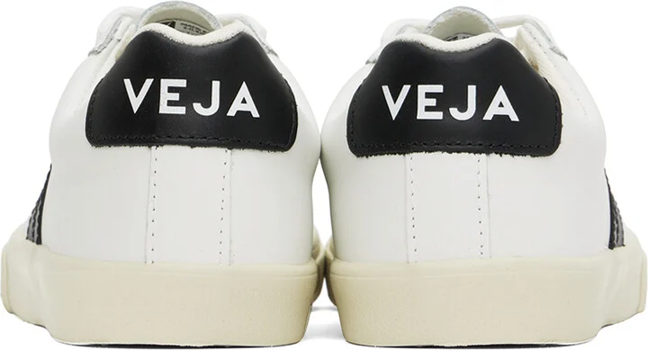 VEJA White Esplar Leather Sneakers - Image 2