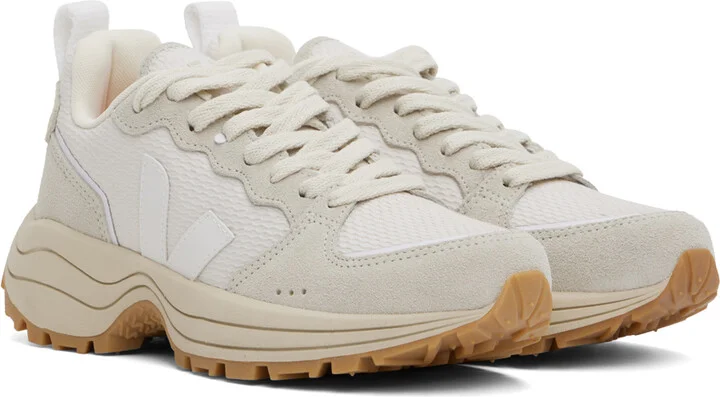 VEJA White & Gray Venturi Sneakers - Image 4
