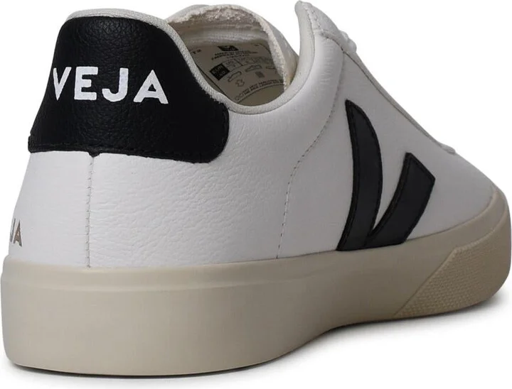 Veja White Leather Sneakers - Image 3