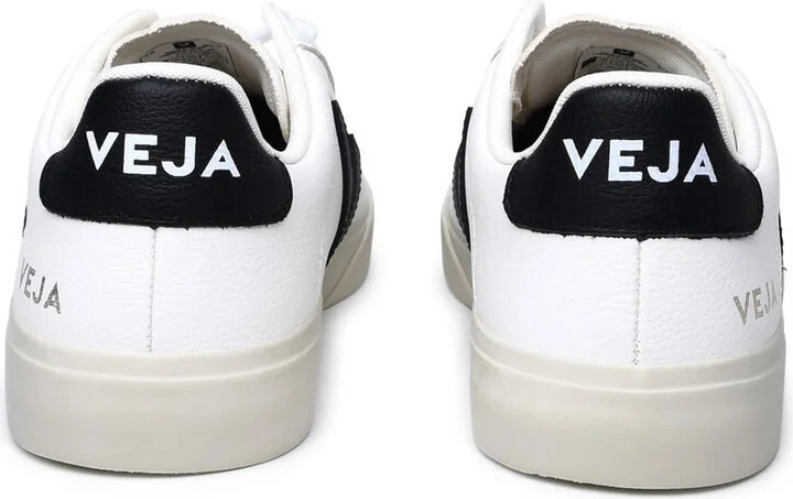 Veja White Leather Sneakers - Image 4