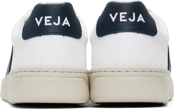 VEJA White & Navy Urca CWL Sneakers - Image 2