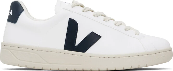 VEJA White & Navy Urca CWL Sneakers