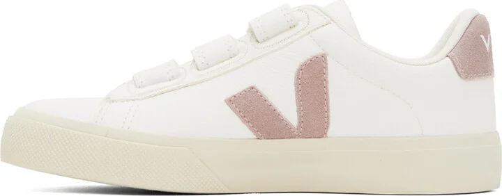 VEJA White Recife ChromeFree Leather Sneakers - Image 3